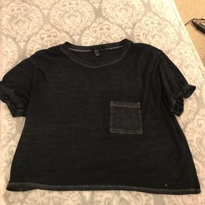 black and gray t-shirt forever 21
